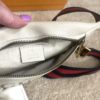 GUCCI Winter White Small Grained Calfskin Belt Bag 12