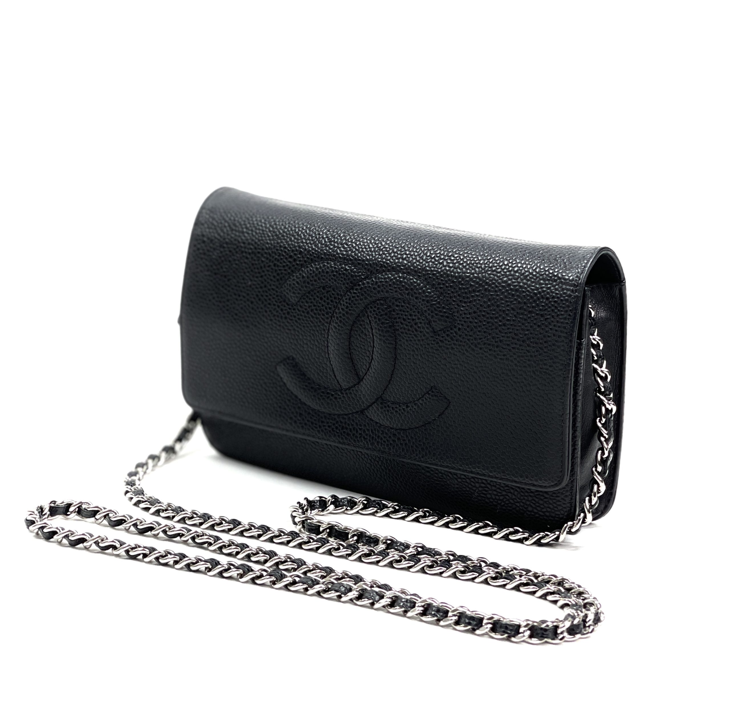 Chanel Black Caviar Timeless WOC with Silver Hardware - A World Of Goods  For You, LLC