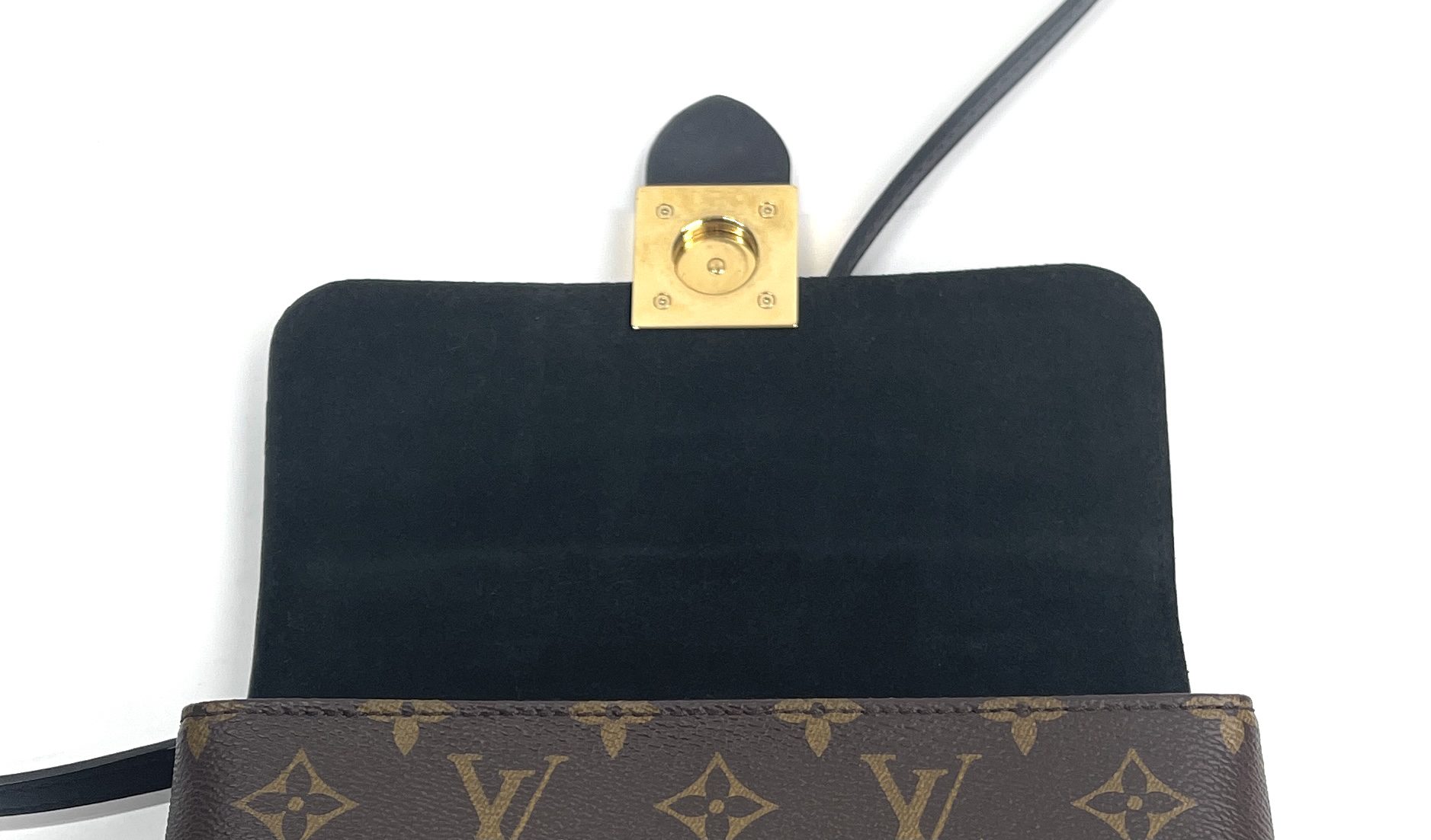 Louis Vuitton Monogram Locky BB Crossbody with Noir Black - A