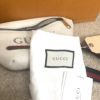 GUCCI Winter White Small Grained Calfskin Belt Bag 14