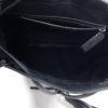 YSL Small Black Croc Look Leather Festival Backpack 24