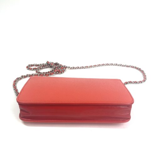 Chanel Coral Caviar Timeless WOC with Silver Hardware