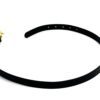 Gucci GG Marmont Thin Black Leather Belt with Shiny Buckle 9