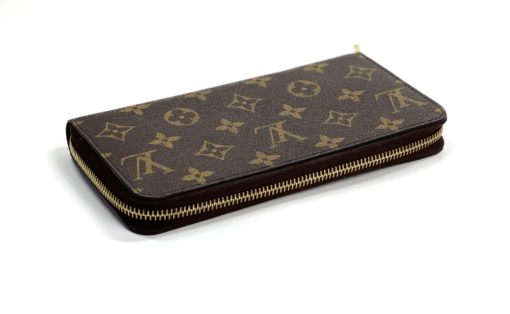 Louis Vuitton Monogram Zippy Wallet with Fuchsia 9