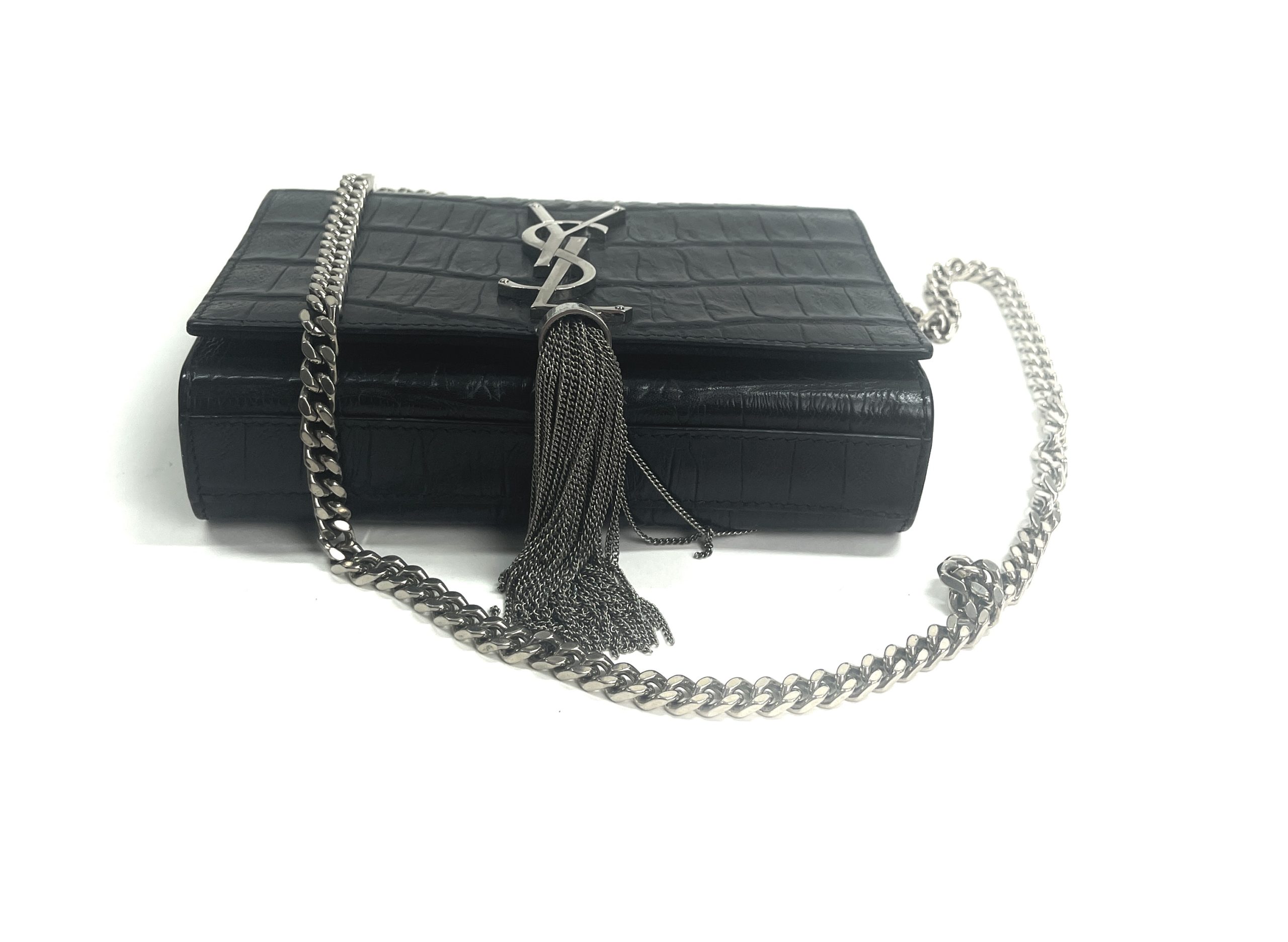 YSL Small Kate Monogram Bag - Black