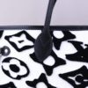Louis Vuitton Neverfull MM Urs Fischer White Black Coated Canvas Set 14