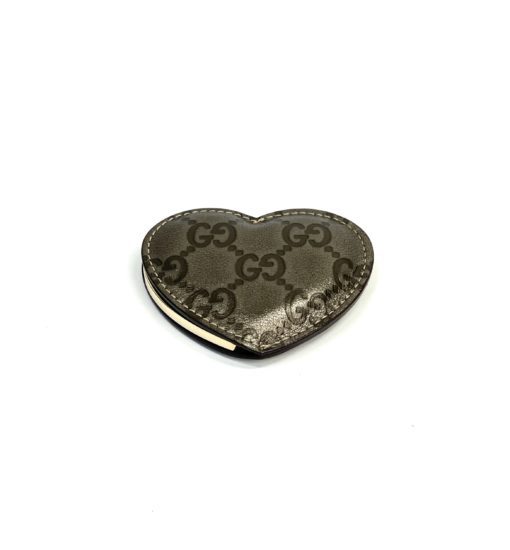 Gucci GG Silver/Grey Heart Mirror with Cover 5