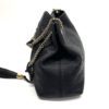 Gucci Black Pebbled Calfskin Leather Medium Soho Chain Tote 12