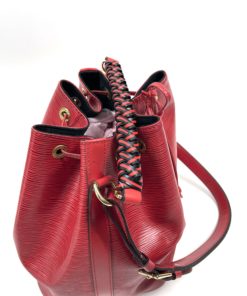 Louis Vuitton Epi Petit Noe Castillan Red Shoulder Bag