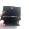 YSL Black Calfskin Crocodile Embossed Kate Monogram Tassel Chain WOC 5