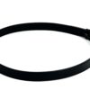 Gucci GG Marmont Thin Black Leather Belt with Shiny Buckle 4