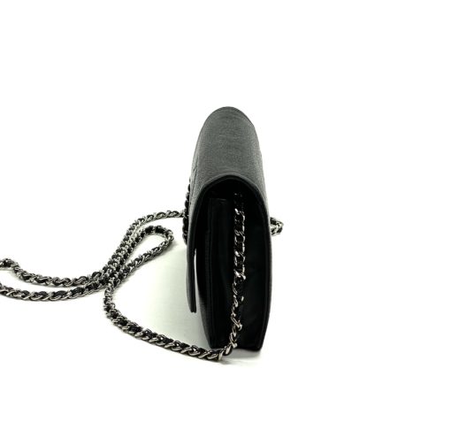 Chanel Black Caviar Timeless WOC with Silver Hardware 11
