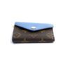 Louis Vuitton Monogram Zoe Wallet with Blue Leather 13