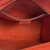 Celine Drummed Calfskin Red/Orange Nano Luggage Crossbody 15