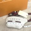 GUCCI Winter White Small Grained Calfskin Belt Bag 16