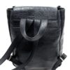 YSL Small Black Croc Look Leather Festival Backpack 10