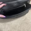 YSL Black College Large Quilted Leather V-Flap Shoulder Bag 24