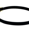 Gucci GG Marmont Thin Black Leather Belt with Shiny Buckle 6