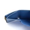 Louis Vuitton Monogram Zoe Wallet with Blue Leather 7