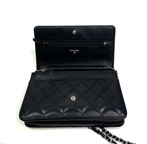 Chanel Black Cambon WOC with Silver Hardware 11