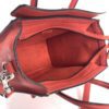 Celine Drummed Calfskin Red/Orange Nano Luggage Crossbody 4