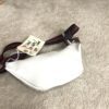 GUCCI Winter White Small Grained Calfskin Belt Bag 9