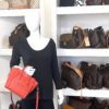 Celine Drummed Calfskin Red/Orange Nano Luggage Crossbody 7