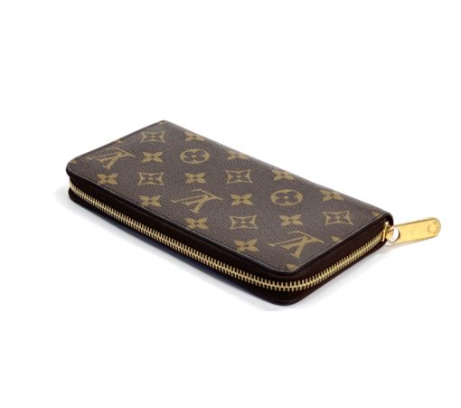 Louis Vuitton Monogram Zippy Wallet with Fuchsia