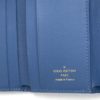 Louis Vuitton Monogram Zoe Wallet with Blue Leather 5