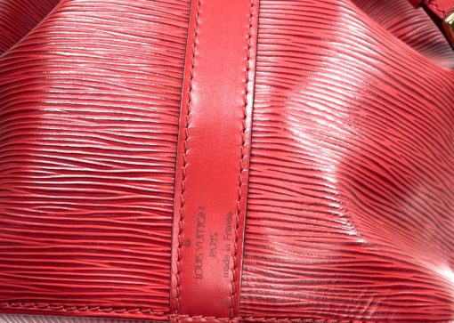 Louis Vuitton Epi Petit Noe Castillan Red Shoulder Bag 11