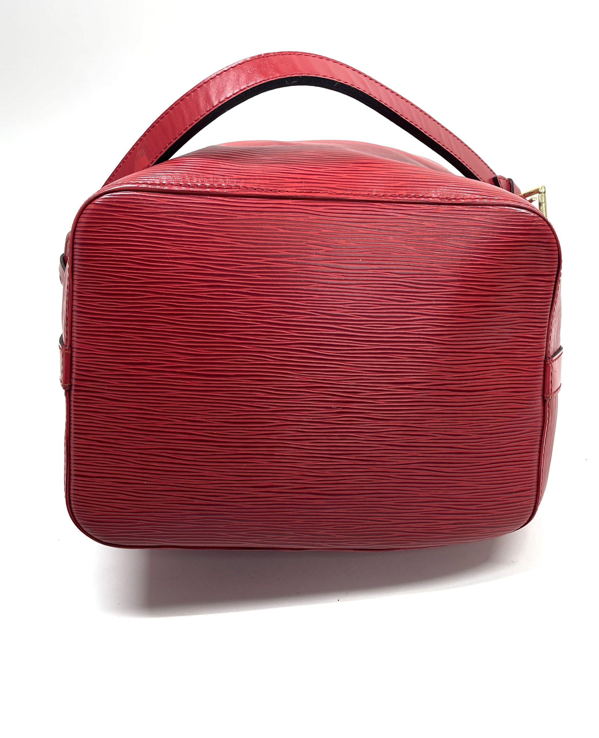 LOUIS VUITTON Epi Mini Noe Bag Charm Castillan Red 86881