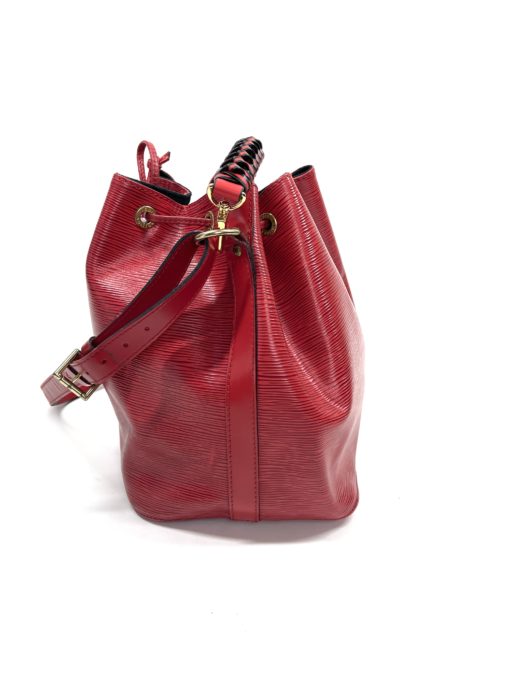 Louis Vuitton Epi Petit Noe Castillan Red Shoulder Bag