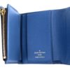 Louis Vuitton Monogram Zoe Wallet with Blue Leather 3