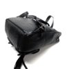 YSL Small Black Croc Look Leather Festival Backpack 19