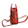 Celine Drummed Calfskin Red/Orange Nano Luggage Crossbody 8