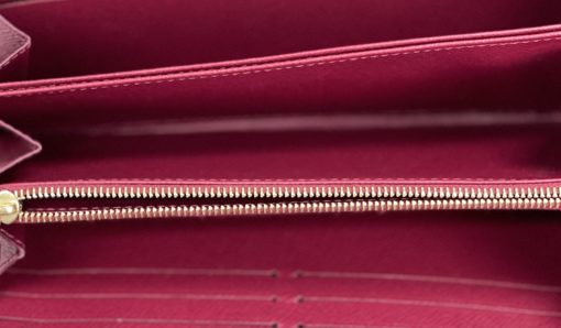 Louis Vuitton Monogram Zippy Wallet with Fuchsia 14