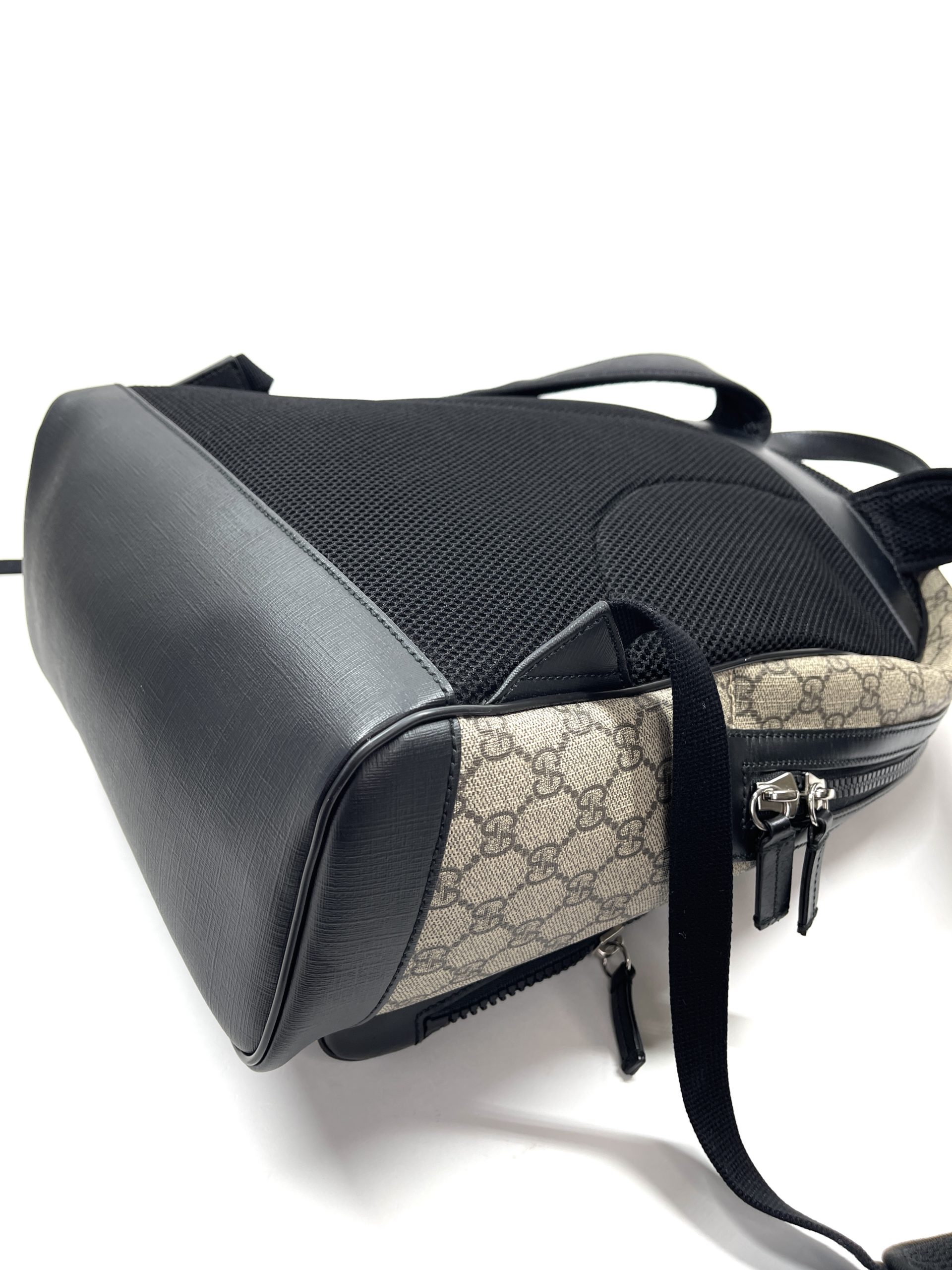 Gucci Gg Supreme Canvas Backpack Black, $775, Neiman Marcus