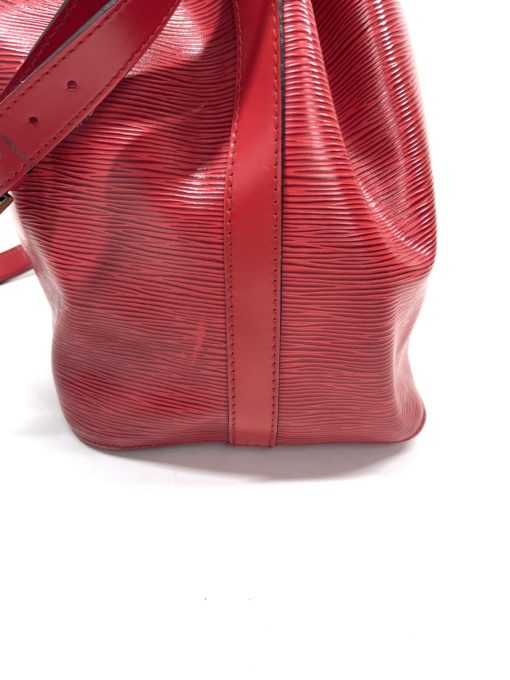 Louis Vuitton Epi Petit Noe Castillan Red Shoulder Bag 14
