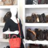 Celine Drummed Calfskin Red/Orange Nano Luggage Crossbody 2
