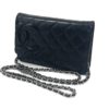Chanel Black Cambon WOC with Silver Hardware
