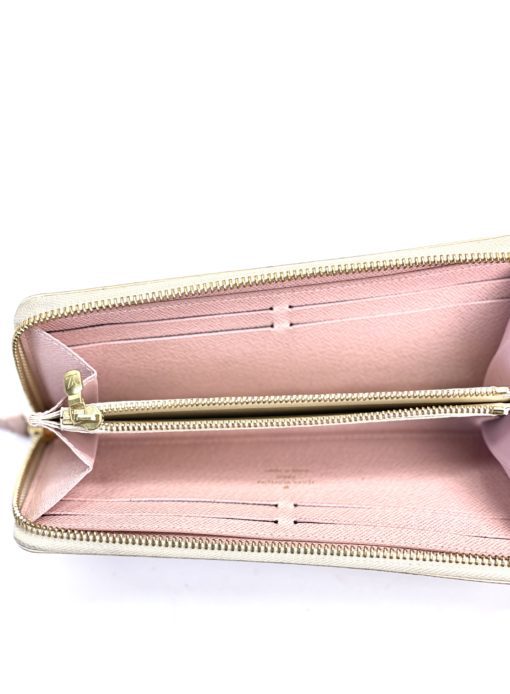 Louis Vuitton Azur Clemence Wallet With Rose Ballerine Interior 9