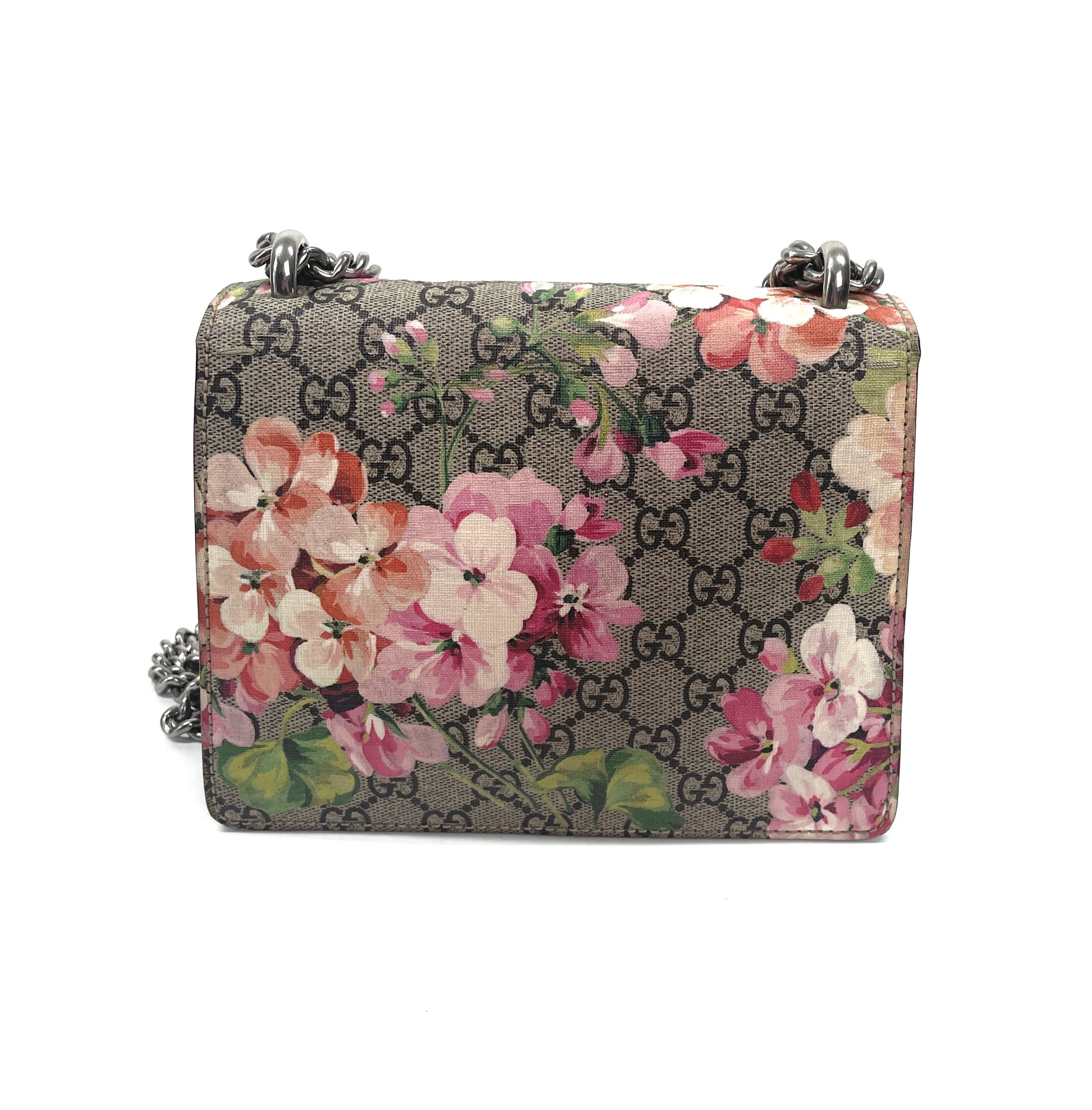 Gucci Dionysus Bag Blooms Print Coated Canvas Shoulder Bag - A Goods For You, LLC