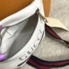 GUCCI Winter White Small Grained Calfskin Belt Bag 11