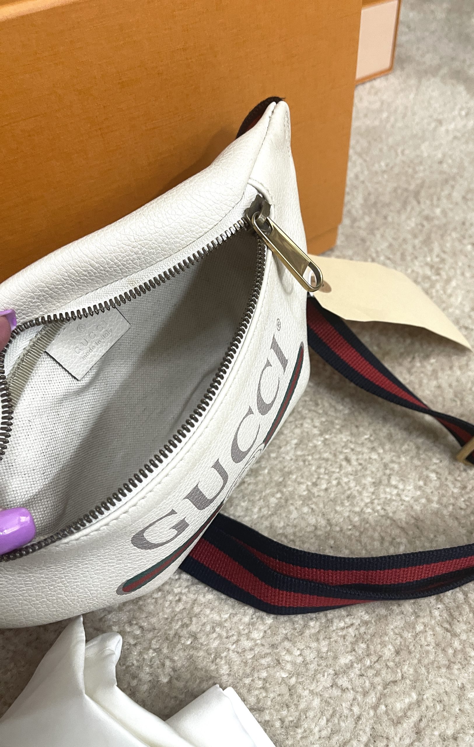 Used Gucci GG Supreme Belt Bag