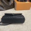 YSL Black College Large Quilted Leather V-Flap Shoulder Bag 13
