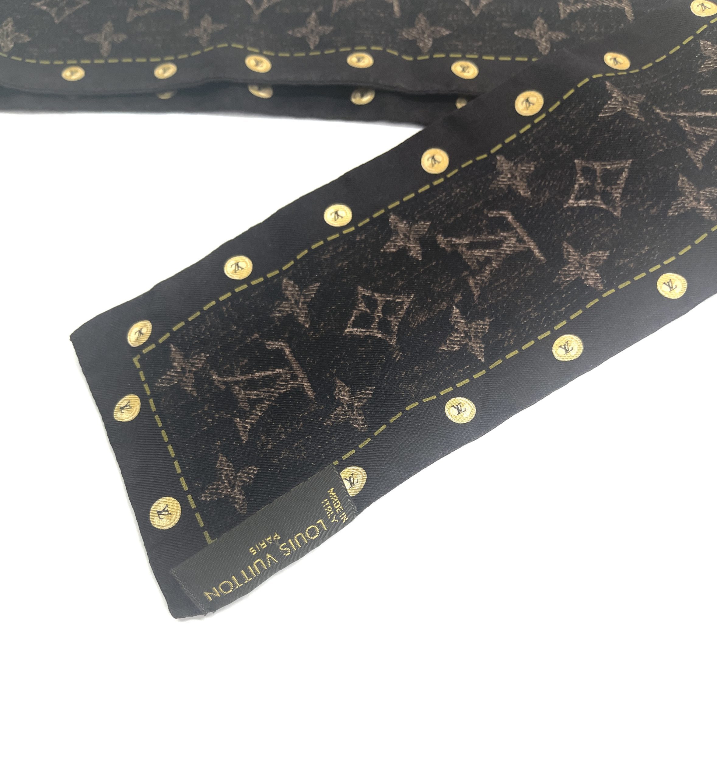 Authentic Louis Vuitton Limited Edition Black Monogram Denim