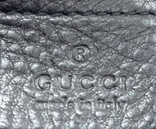 Gucci Black Pebbled Calfskin Leather Medium Soho Chain Tote 8