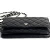 Chanel Black Lambskin WOC with Silver Hardware 13