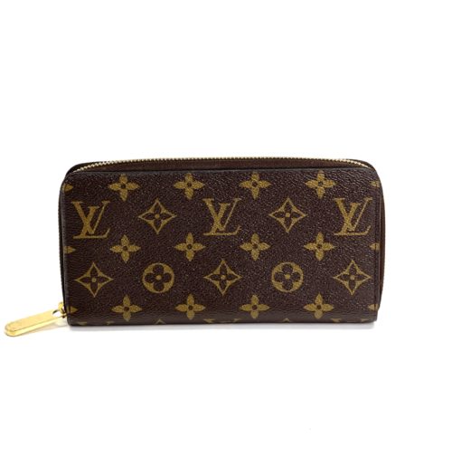 Louis Vuitton Monogram Zippy Wallet with Fuchsia 4