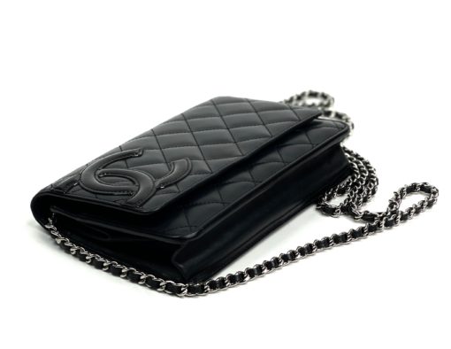 Chanel Black Cambon WOC with Silver Hardware 8